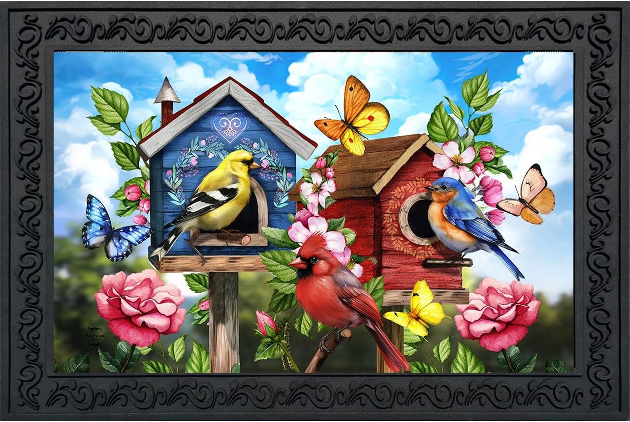 Briarwood Lane Hummingbird Feeder Spring Doormat
