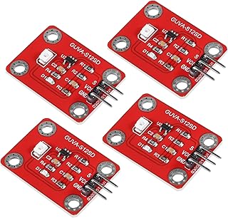 4pcs UV Sensor 240-370nm GUVA-S12SD Pin Header Interface Solar Ultraviolet Intensity Sensor for Arduino Raspberry pi