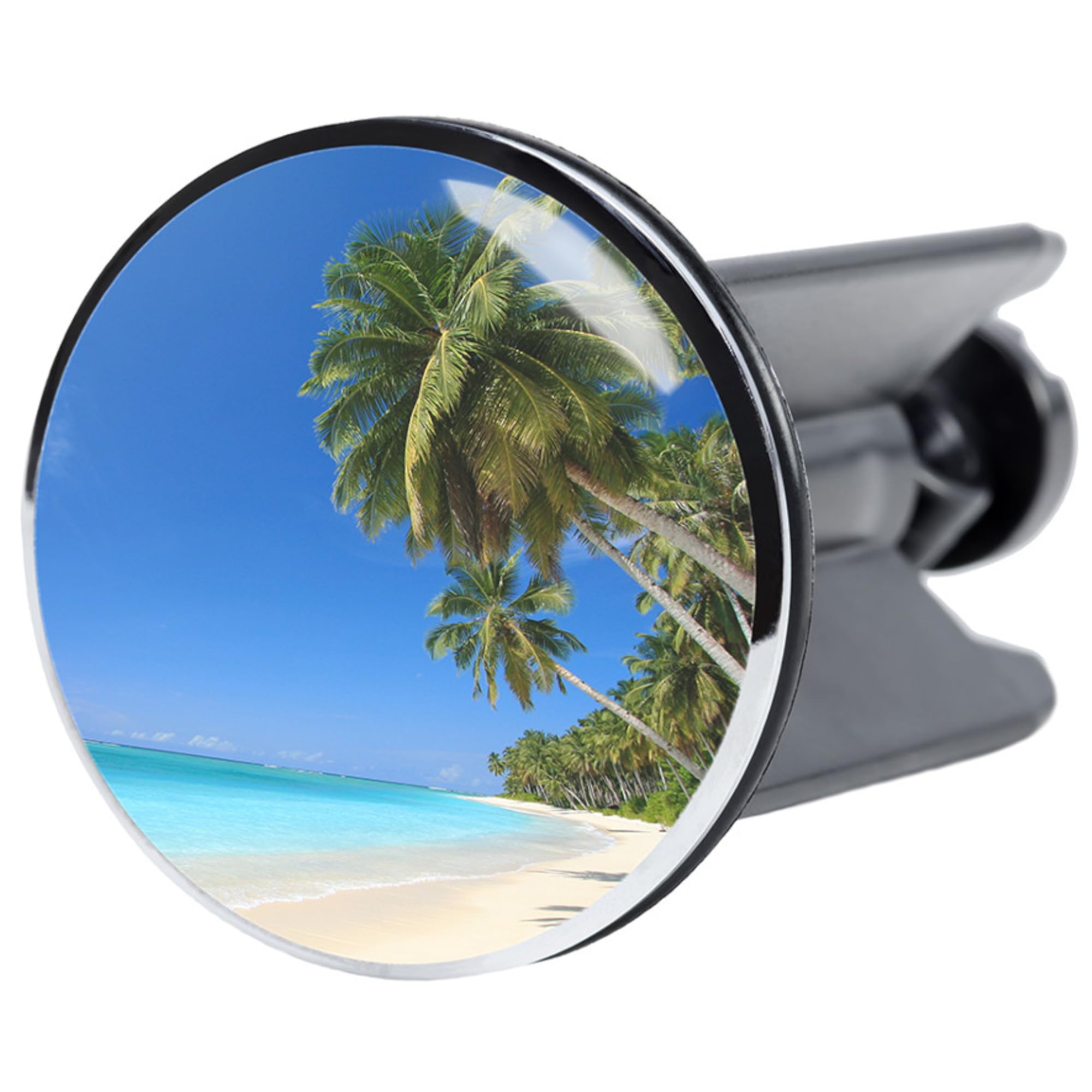 Sanilo Wash Basin Plug Caribbean, Beautiful 40 mm Sink Plug, Easy to Insert into the Wash Basin