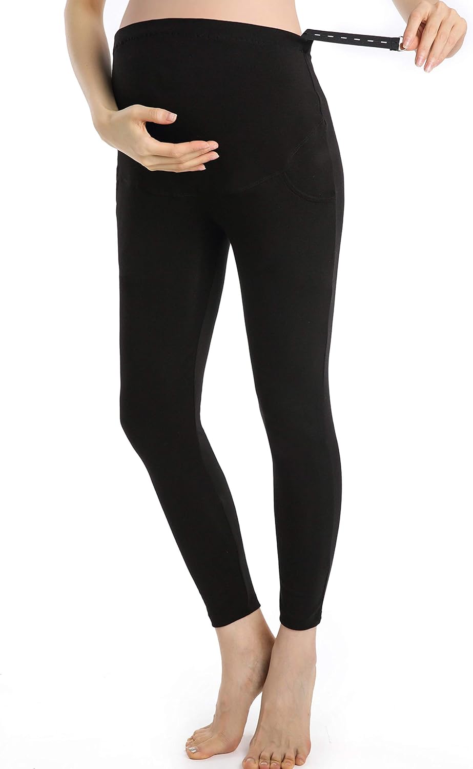 Ferrieswheel Story Pregnancy Pants for Women Maternity Leggings Over The Belly Pregnant Trousers - Image 5