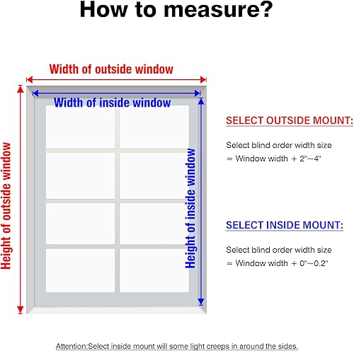 Miniatura 7 de Homebox Persianas celulares 100 % opacas sin cordones para el hogar, persianas para ventanas de interior, persianas de panal de 30 pulgadas de ancho