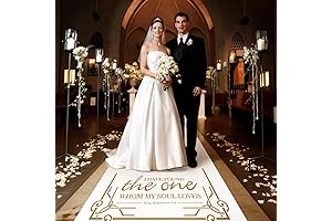 FrenzyBird Outdoor Aisle Runner for Weddings and Events