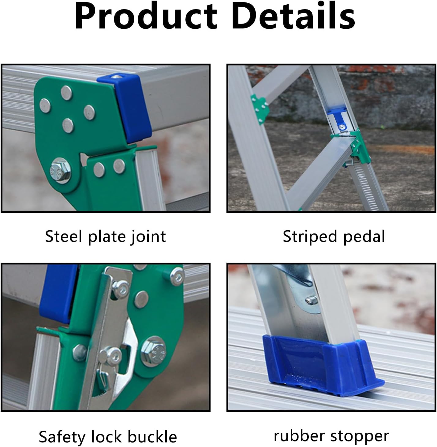 Adjustable Work Platform Support,Portable Folding Scaffolding Platform,Portable Scaffolding Equipment for Ceiling Cleaning,Painting,Car Washing,330 Lbs Maximum Load(Size:47.2 * 11.8 * 35.4in)