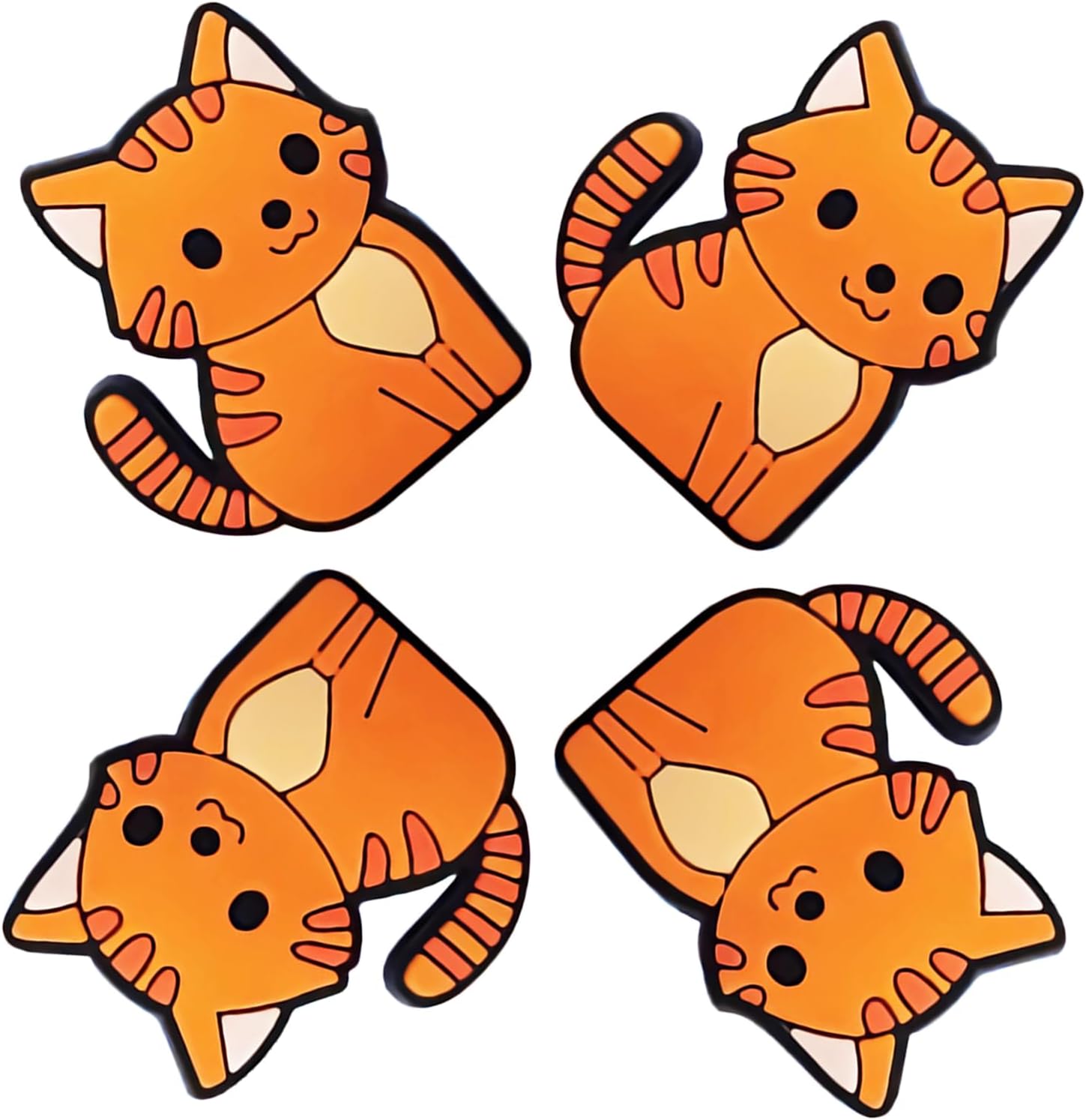 Cat Shoe Charms;Cute Cats Themed Charms for Clog Shoes Decoration Cute kitten Pet Shoes Charm for Kids Adults Cat Lover, PVC Shoe Charm Accessories Decoration Gifts