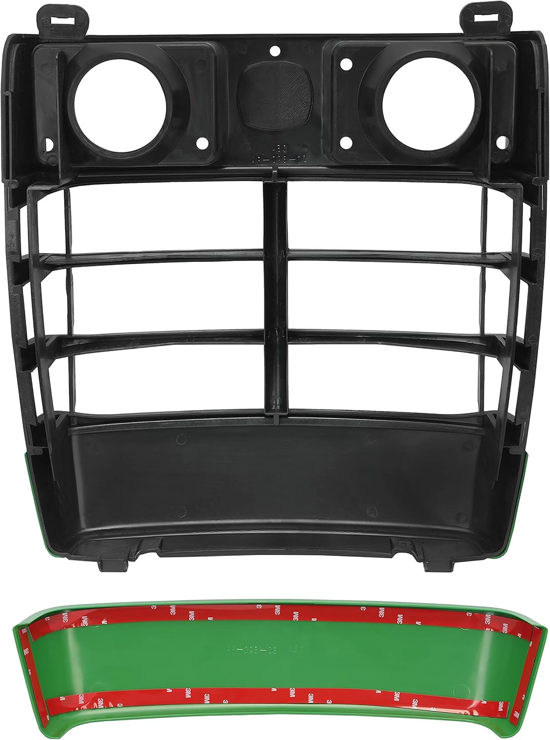 ECOTRIC Tractor Front Grille Grill Replacement for LVA11379 Compatible with John Deere 4200 4210 4300 4310 4400 4410 4500 4510 4600 4610 4700 4710 Lawn Mower Black&Green