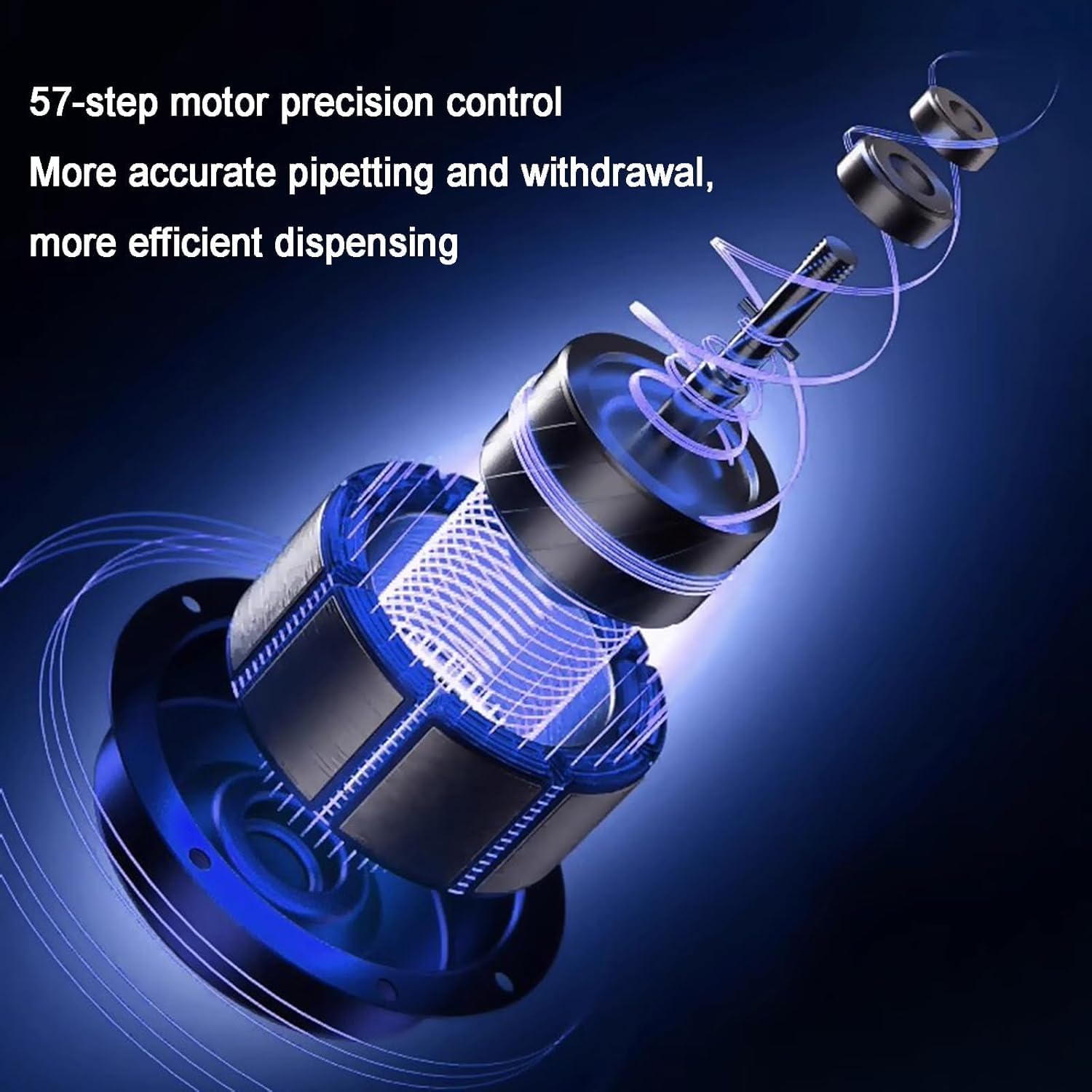 Bomba peristáltica de 8 canales, velocidad variable 0.1-150 rpm, caudal 0.0025-48 ml/min, ideal para dosificación de líquidos de laboratorio y aplicaciones de precisión