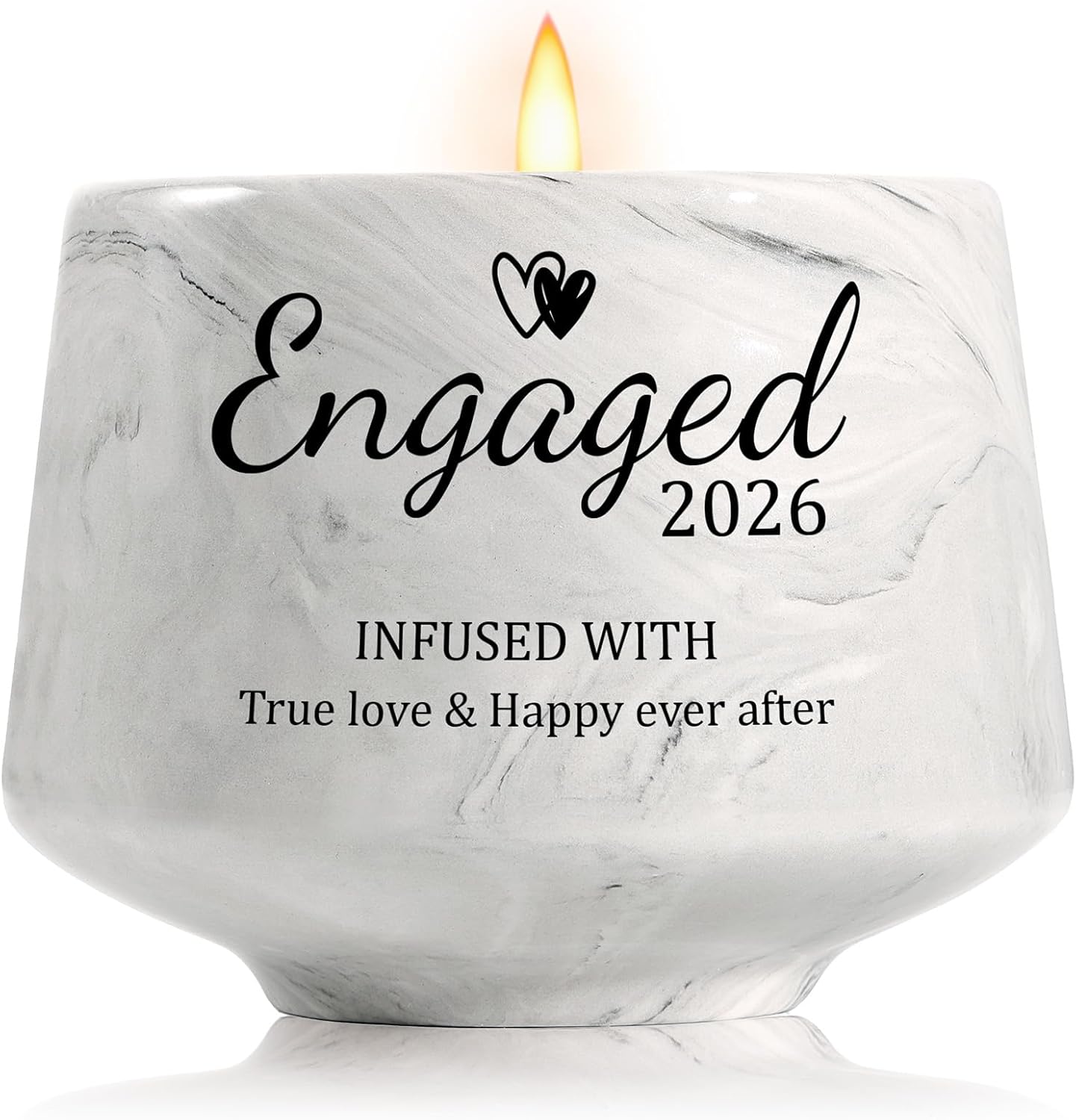Engagement Gifts - Gift for Newly Engaged Couples, Bachelorette Bridal Shower Gift for Bride, Engagement Gifts for Her, Women, Best Engaged 2026 - Lavender Scented Candles 6 Oz