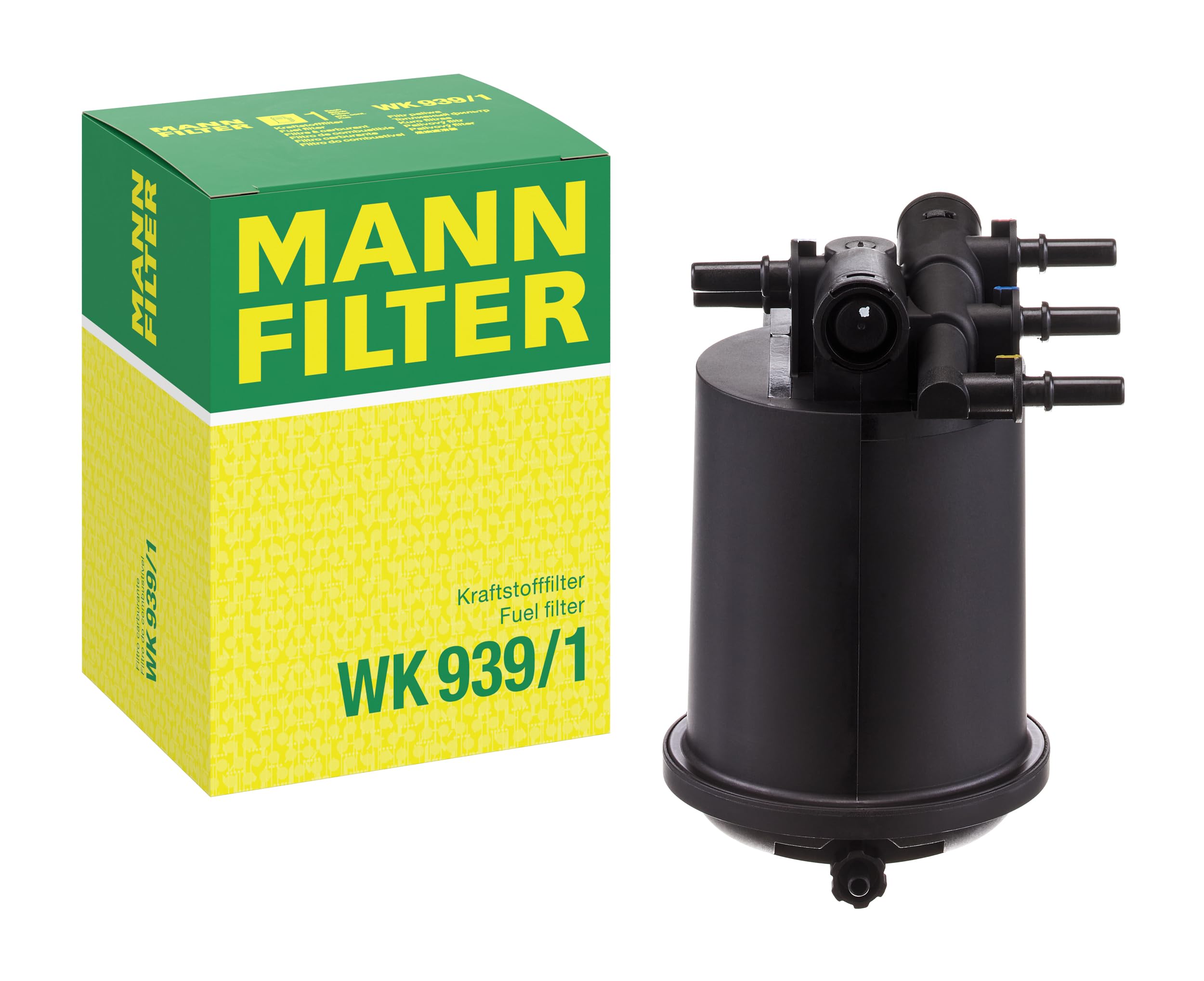 MANN-FILTER, WK 939/1 Filtr paliwa | Dla Samochody osobowe, Ochrona układu paliwowego, Ochrona wtryskiwaczy, Czyste paliwo, Oryginalna jakość OE