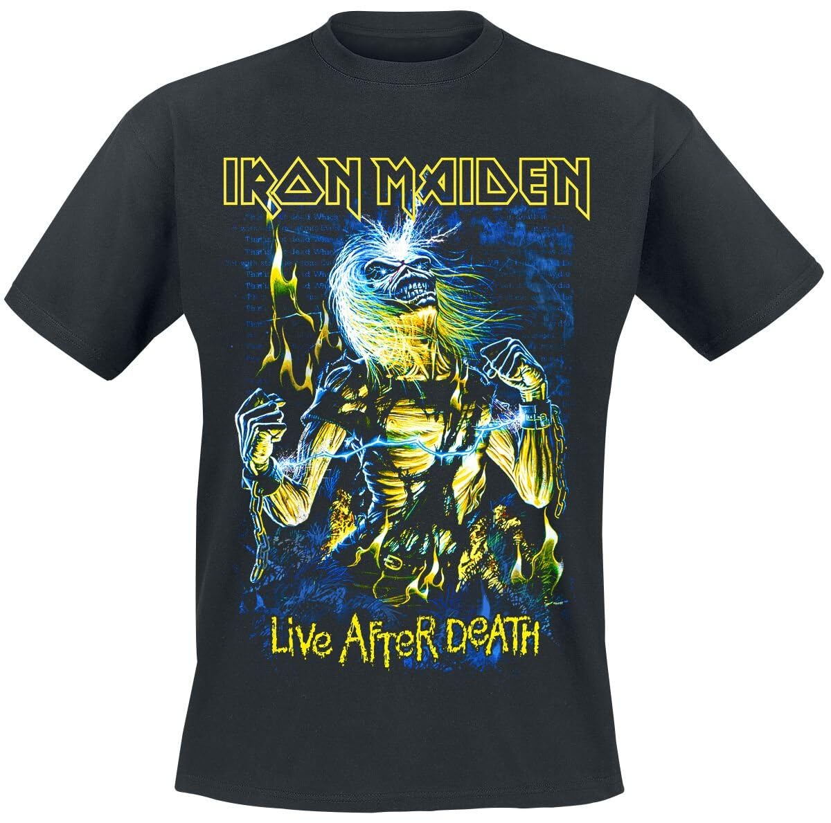 Iron Maiden Live After Death Männer T-Shirt schwarz Band-Merch, Bands