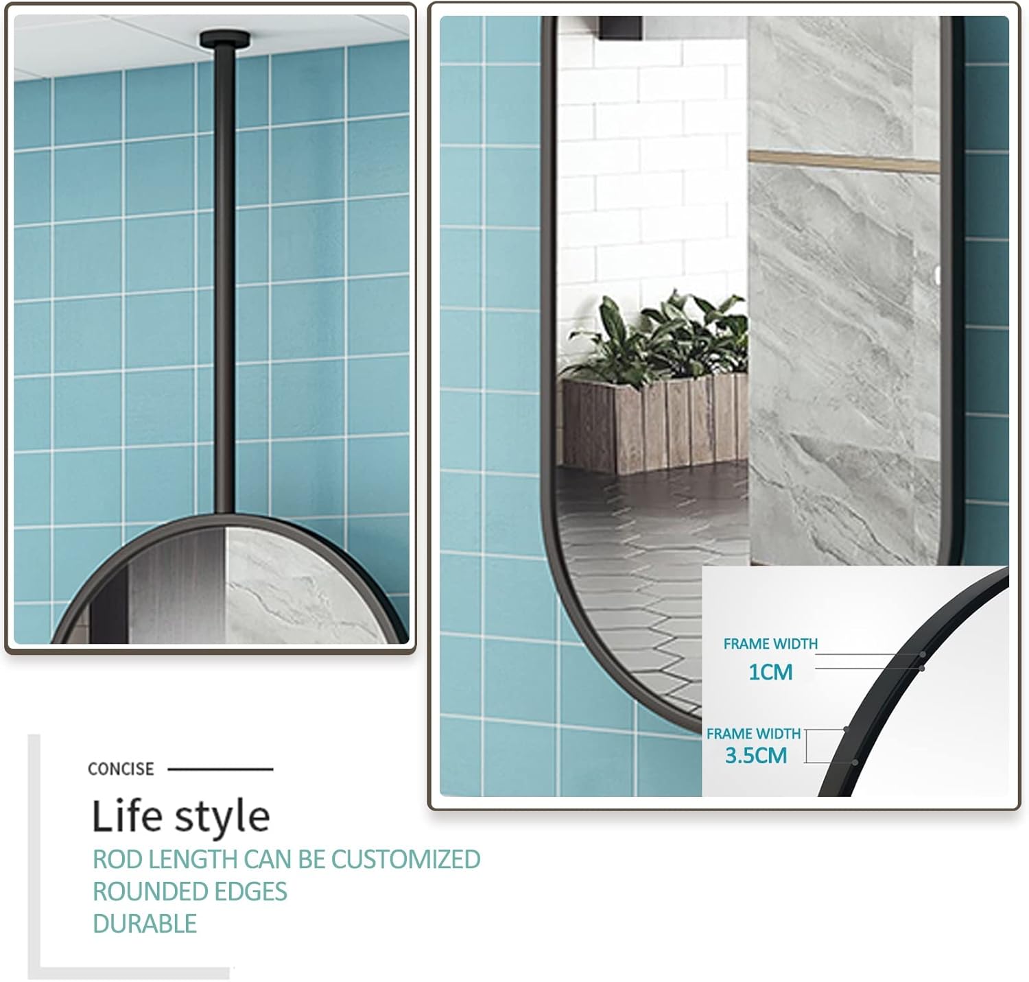 ヴィンテージ ベネチアンガラス 壁掛け ウォールミラー 鏡 イタリア製