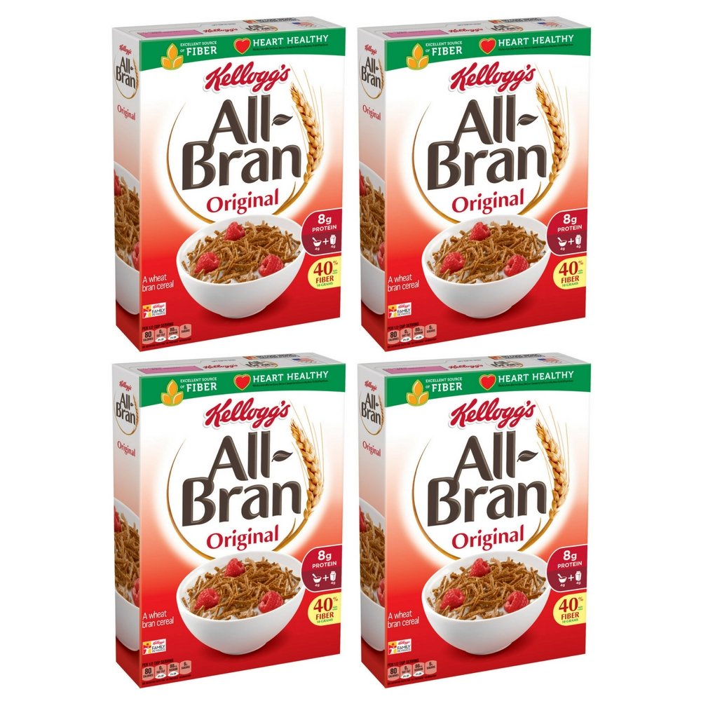 Kellogg's All, Bran, 18.3 oz (Pack of 4)