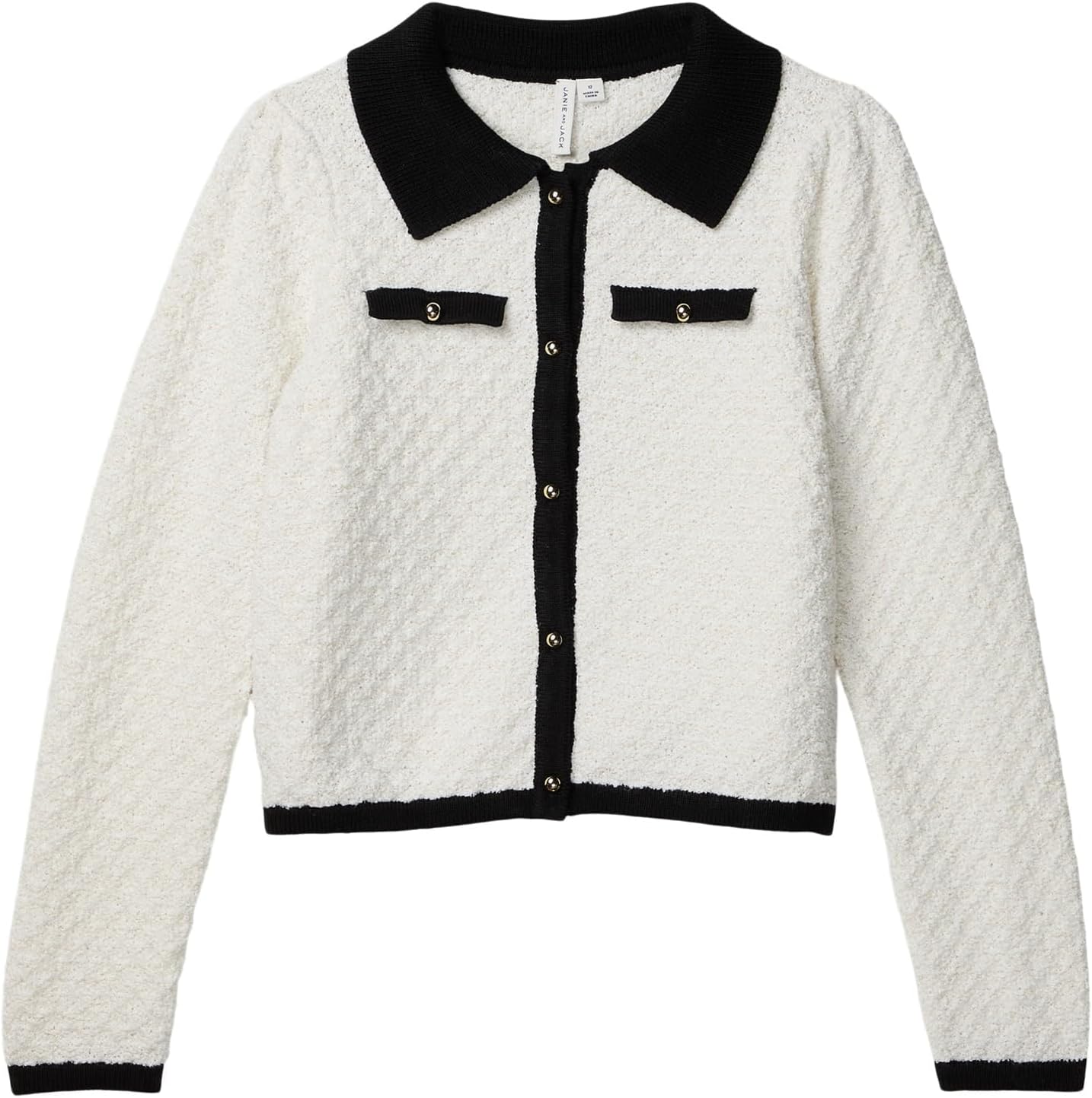 Janie and Jack Girls' Boucle Sweater Cardigan (Toddler/Little Kid/Big Kid)