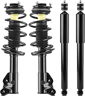 AUTOSAVER88 Front & Rear Pair Complete Quick Struts Shocks Compatible with 2006-2010 Acura CSX, 2006-2011 Civic