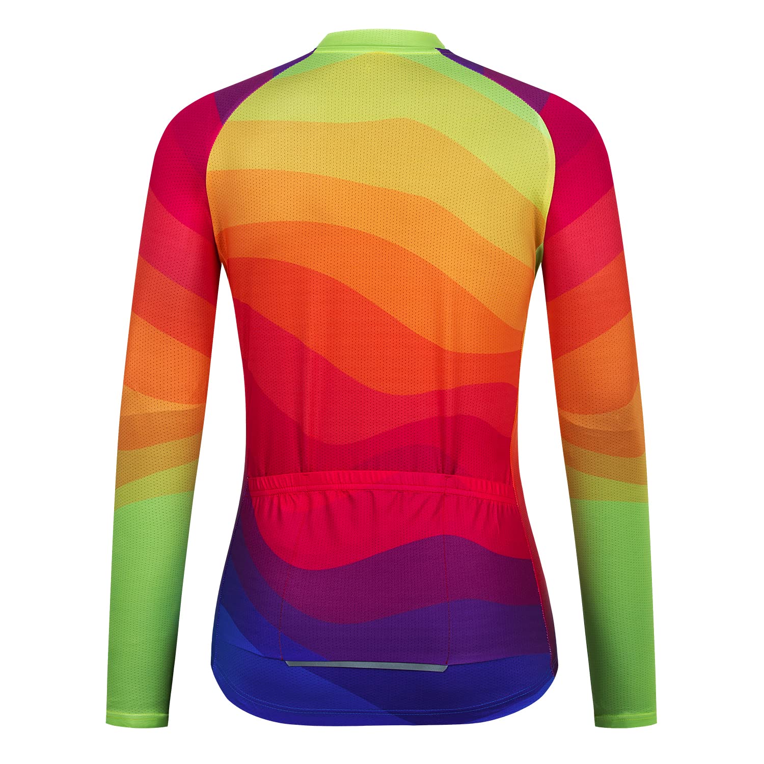 Weimostar Women's Cycling Jersey Long Sleeve Winter Thermal Fleece Mountain Road Bike Shirt Tops Cycle Jacket MTB Bicycle Clothing Green Size M