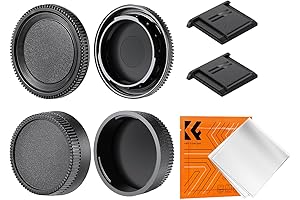 F Mount Rear Lens Cap, Body Cap Cover, and Hot Shoe Cover Nikon ES-2 Kit