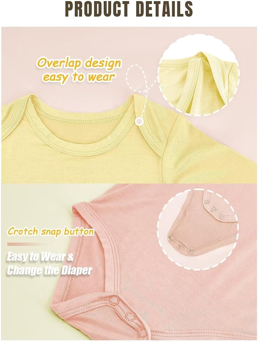 Organic Cotton Baby Bodysuit view 2