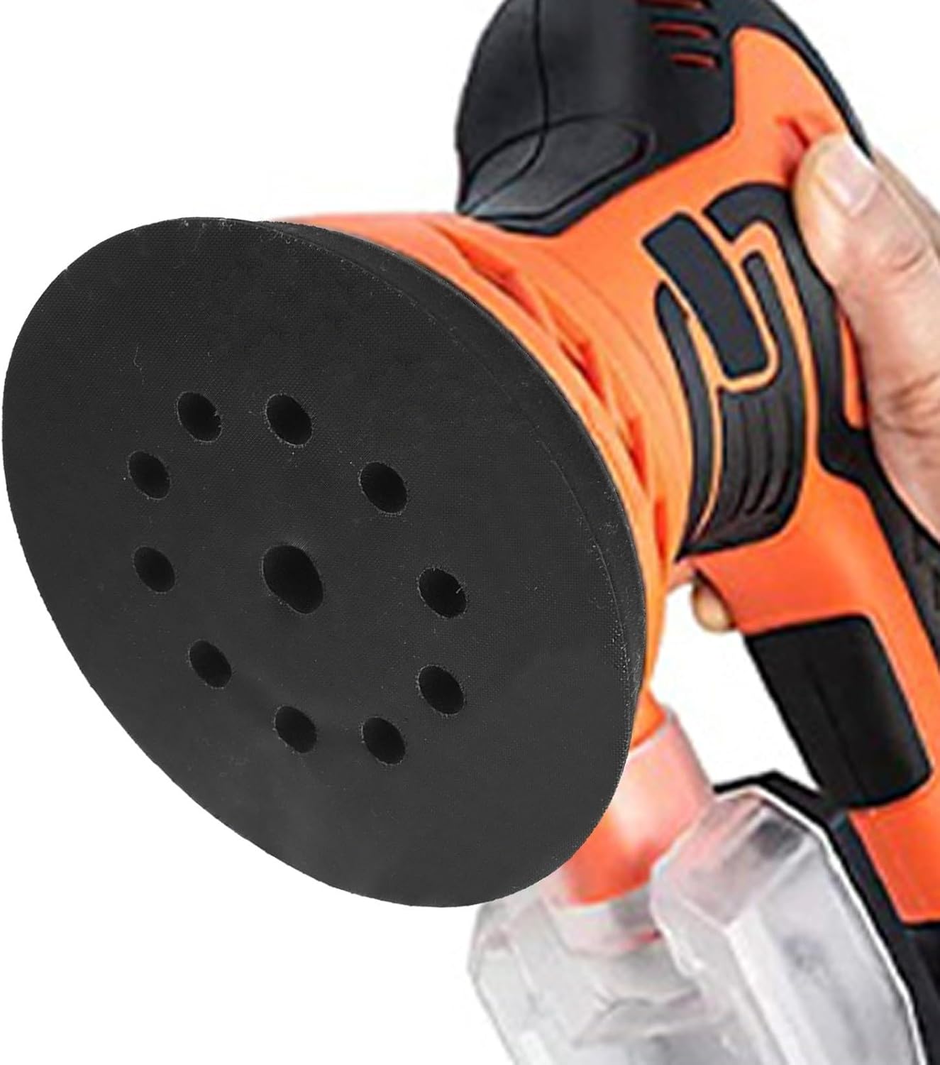 9 Inch 10 Hole Sanding Disc Backing Pad Wall Sander, EVA Foam Putty Grinding, Corner Flattening & Stain Removal, 213mm
