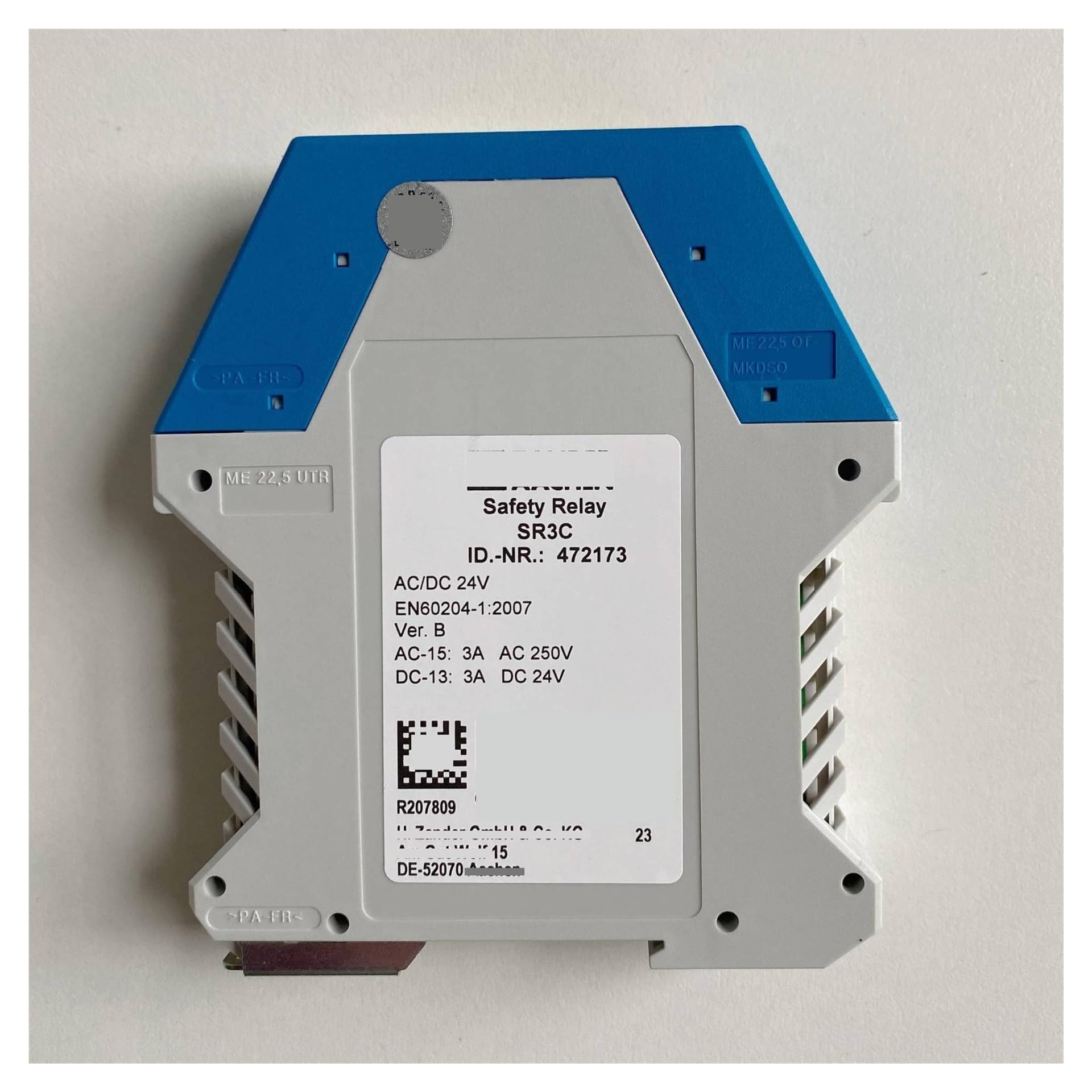 Relais de sécurité SR3C24V numéro de Commande 472173