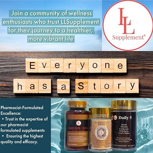 Miniatura 4 de Suplemento para cerebro y enfoque formulado por farmacéuticos - Extracto de hongo de león, extracto de cistanche, complejo de vitamina B, vitamina