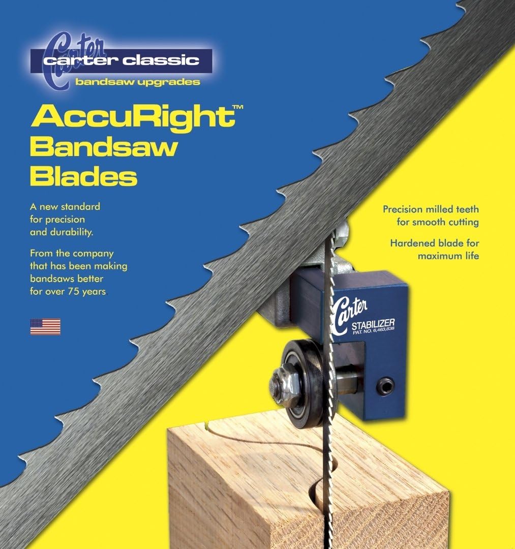 Carter Products 18809310 3/16-Inch-by-93-1/2-Inch AccuRight Bandsaw Blade