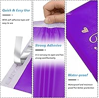 Vista 3 de Sobre de polietileno de agradecimiento 10x13 pulgadas 25 piezas, bolsas de envío impermeables y resistentes al desgarro para ropa, sobres de correo