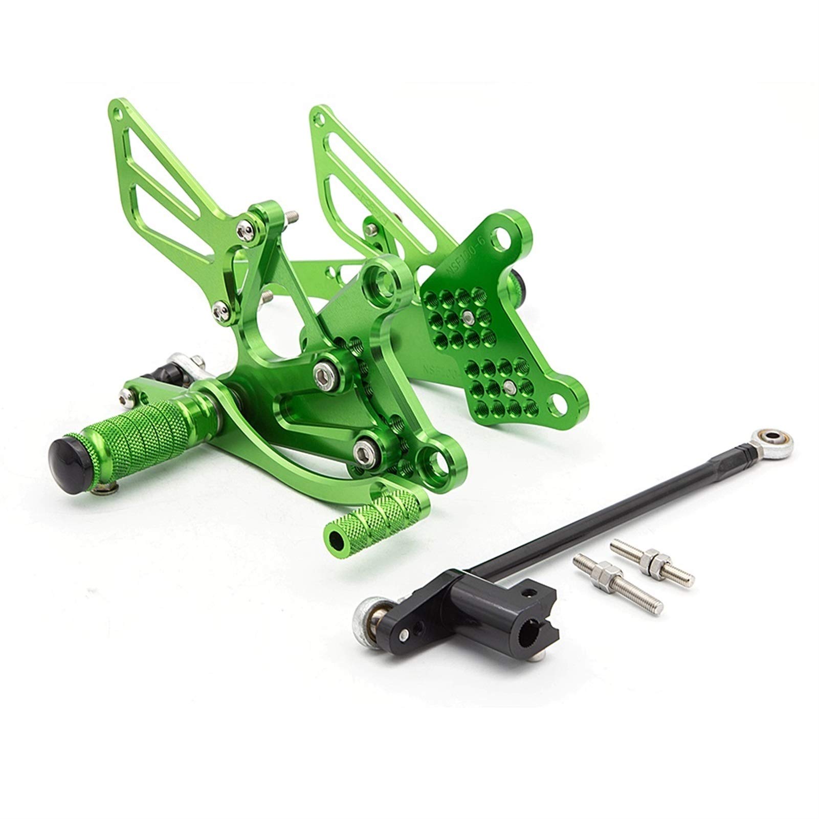 Reposapiés trasero ajustable for motocicleta con palanca de cambios CNC GP NSF100 NSR50 NSF 100 NSR 50 2004 2005 2006 2007 2008 2009 2010