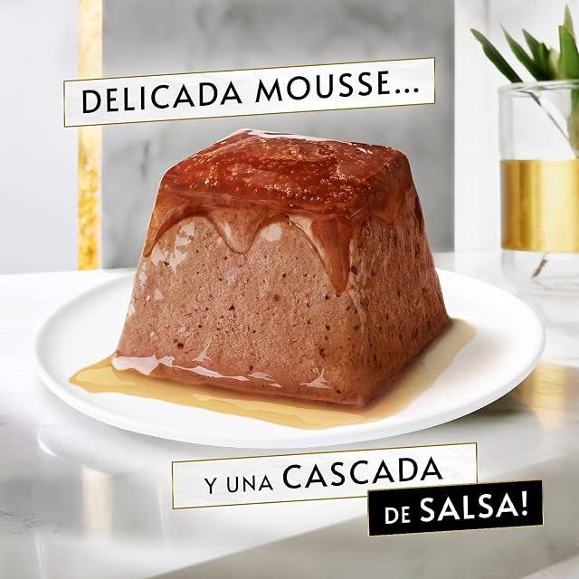 Foto 2 de 6 de Gourmet Revelations Mousse con Salsa Buey comida húmeda gato 24x57 g