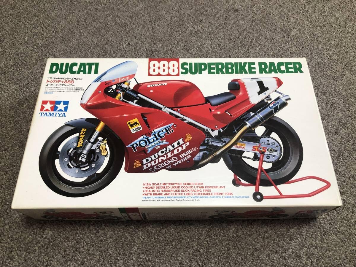 Amazon.co.jp: タミヤ 1/12 DUCATI 888 スーパーバイクレーサー