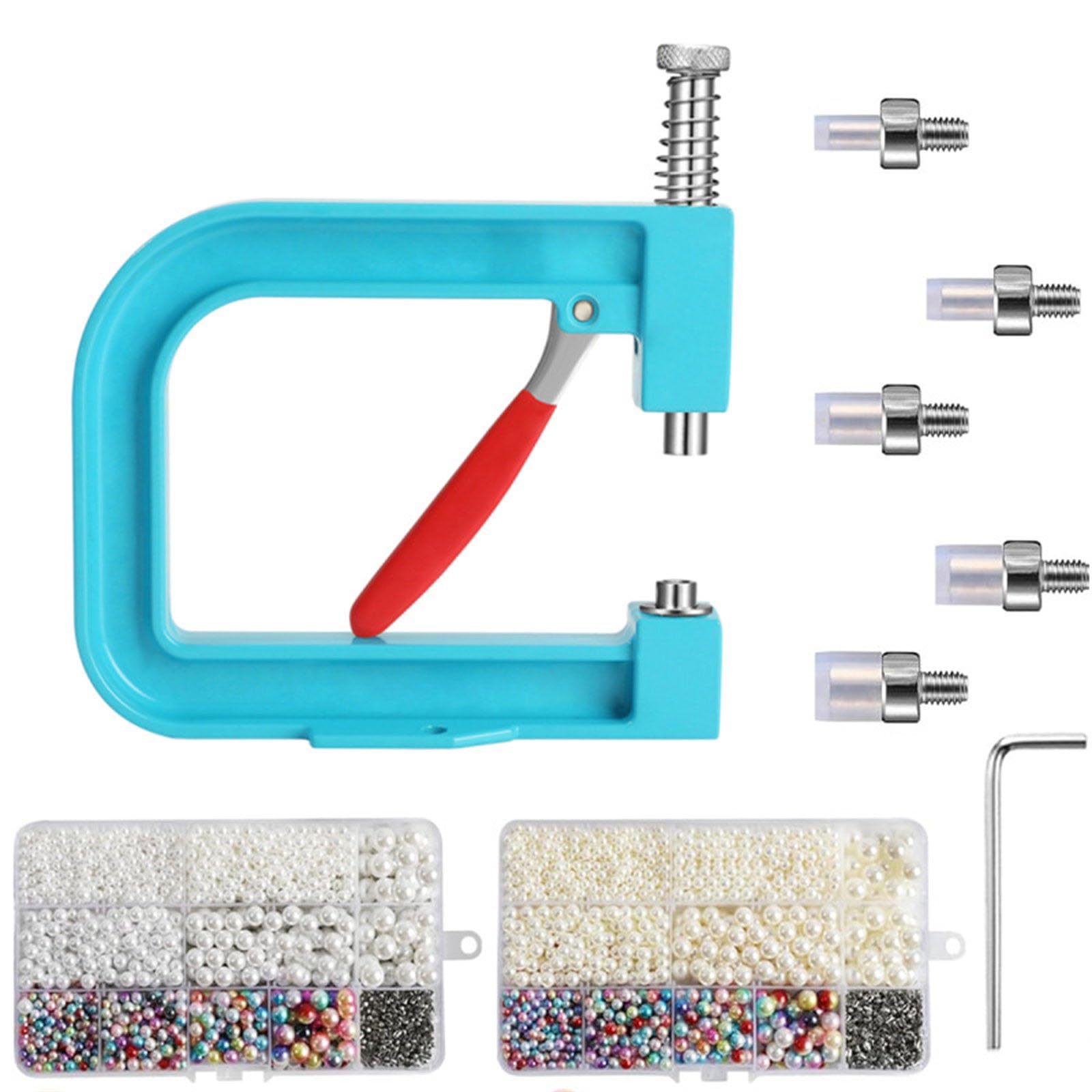 TFAOYS Manual Beads Press Tool Suitable for Various Decorative Materials Beads Setting Tool
