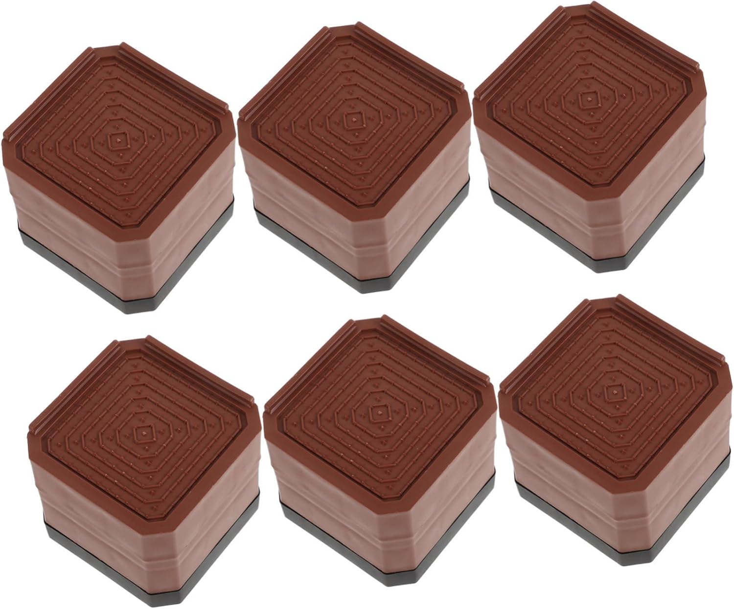 6pcs Slip Furniture Lifter and Vibration Mat for Washing Machines Dryers and Cabinets Plastic Shock Absorption Pads for Stability and Easy Cleaning