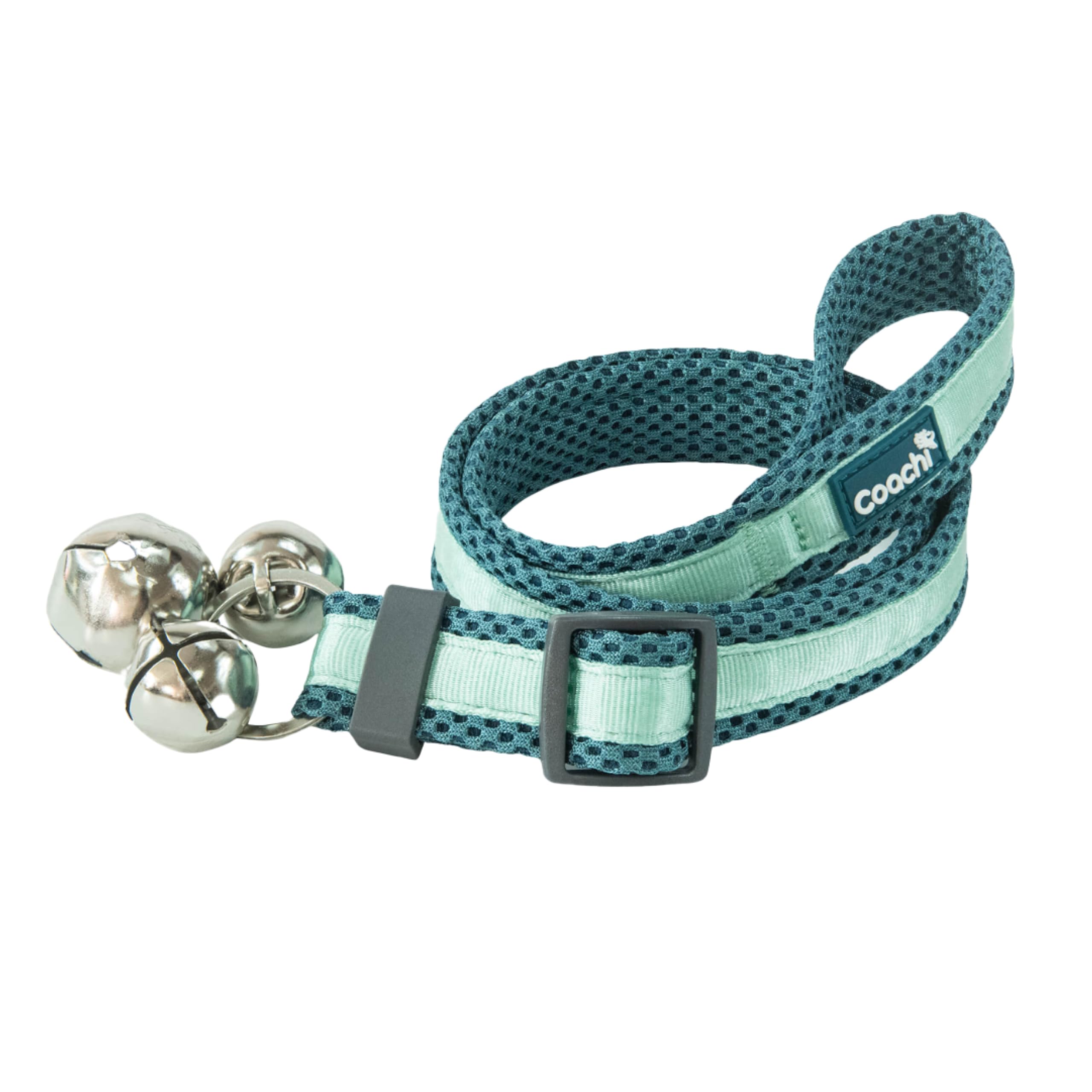 Coachi Puppy & Mini Toilettentrainingsglocken - Stubenreinheitstraining, Kratzen an der Tür verhindern, höhenverstellbar. Ideal für Klickertraining. Geeignet für Welpen oder neu adoptierte Hunde