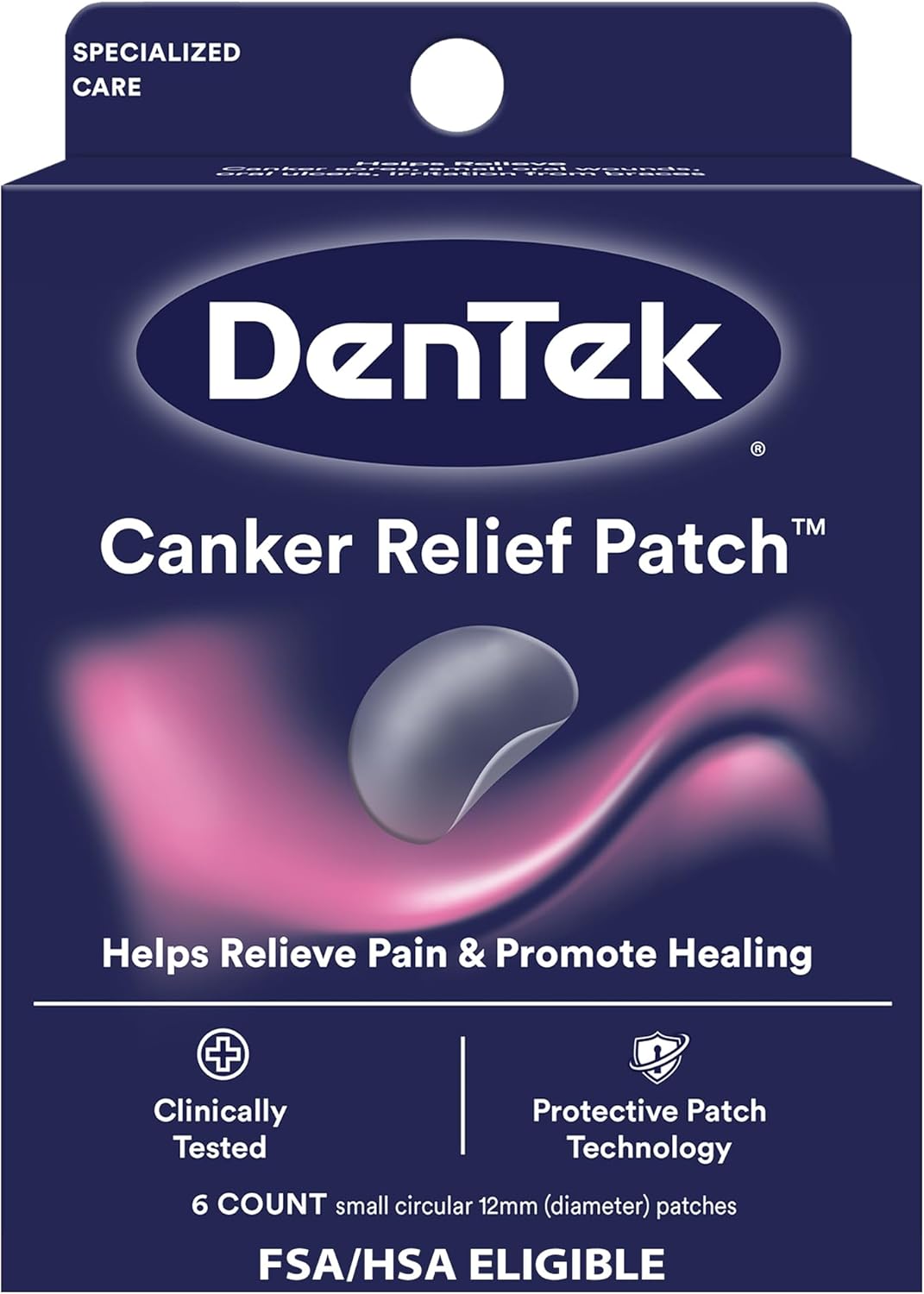 DenTek Instant Oral Pain Relief with Benzocaine for Toothache Pain Relief, 50 Disposable Applicators