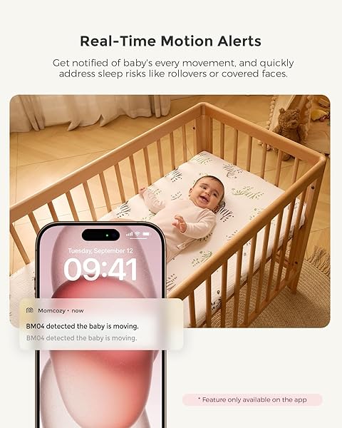 Momcozy BM04 Smart WiFi Baby Monitor 3