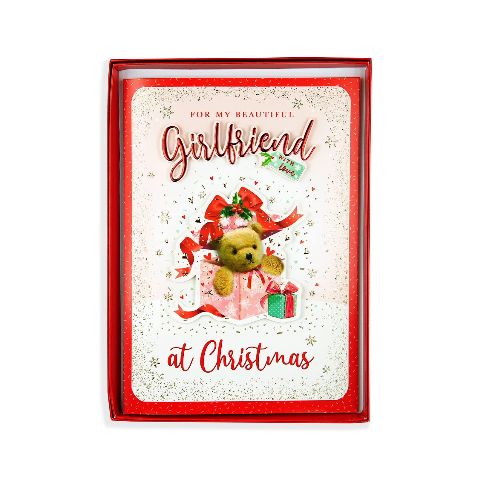 Christmas Single Boxed Card Girlfriend - 10 x 7 inches - Regal Publishing