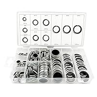Vista 1 de Kit surtido de juntas de sello unido autocentrado automotriz, 150 piezas, kit surtido de arandelas de aceite de sello unido