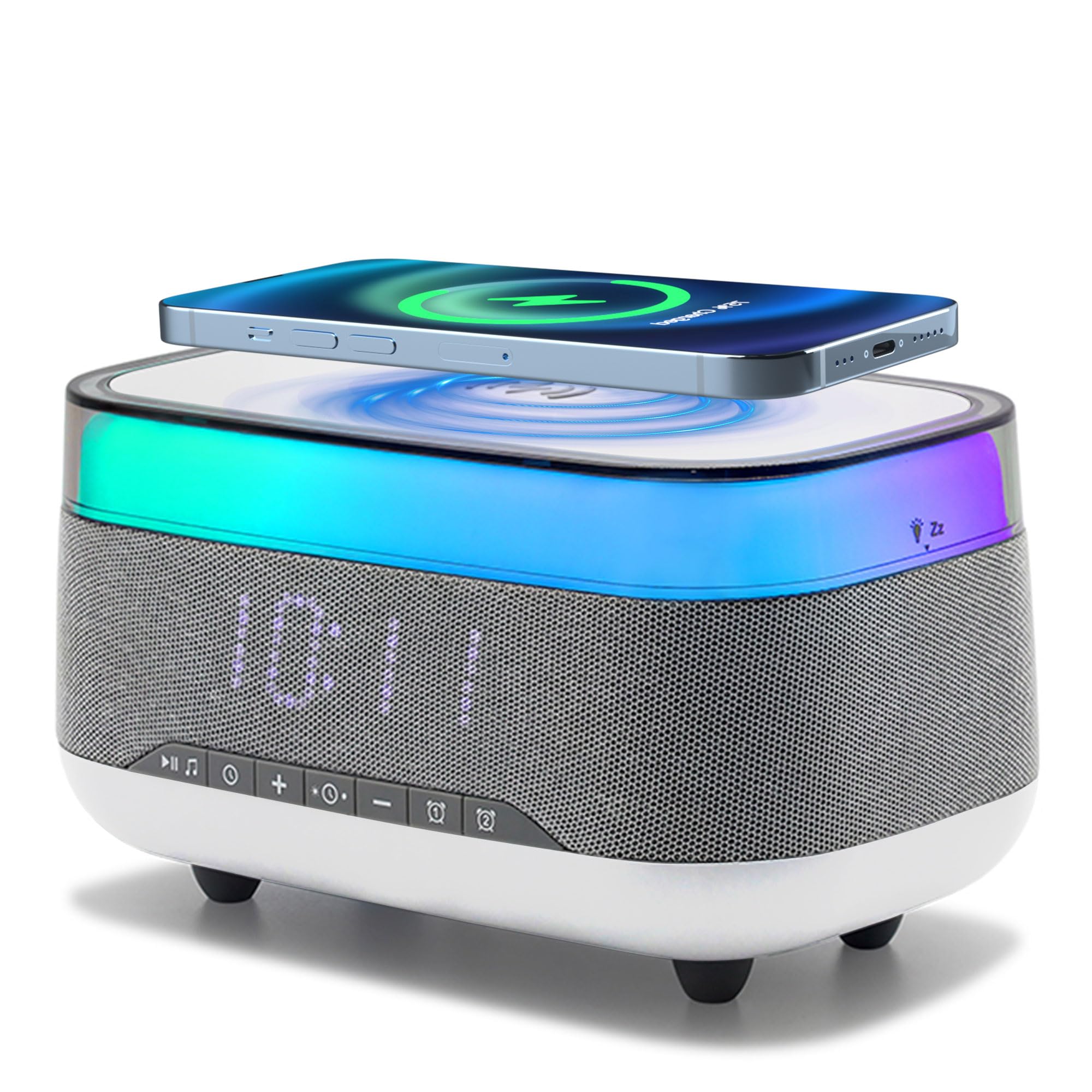 価格69,300円 セルパワー リラックス 精神集中 心がくつろぐ音響機器 Amazon.com: PRIBUY Alarm Clock with 15W Wireless Charger