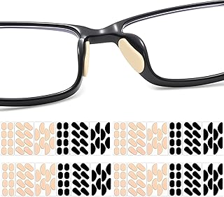 EVA Foam Nose Pads for Glasses,96 Pairs Non-Slip Glasses Nose Pad Cushion,Soft NosePads for Eyeglasses,Hypoallergenic and Lightweight.(Skin Styles)