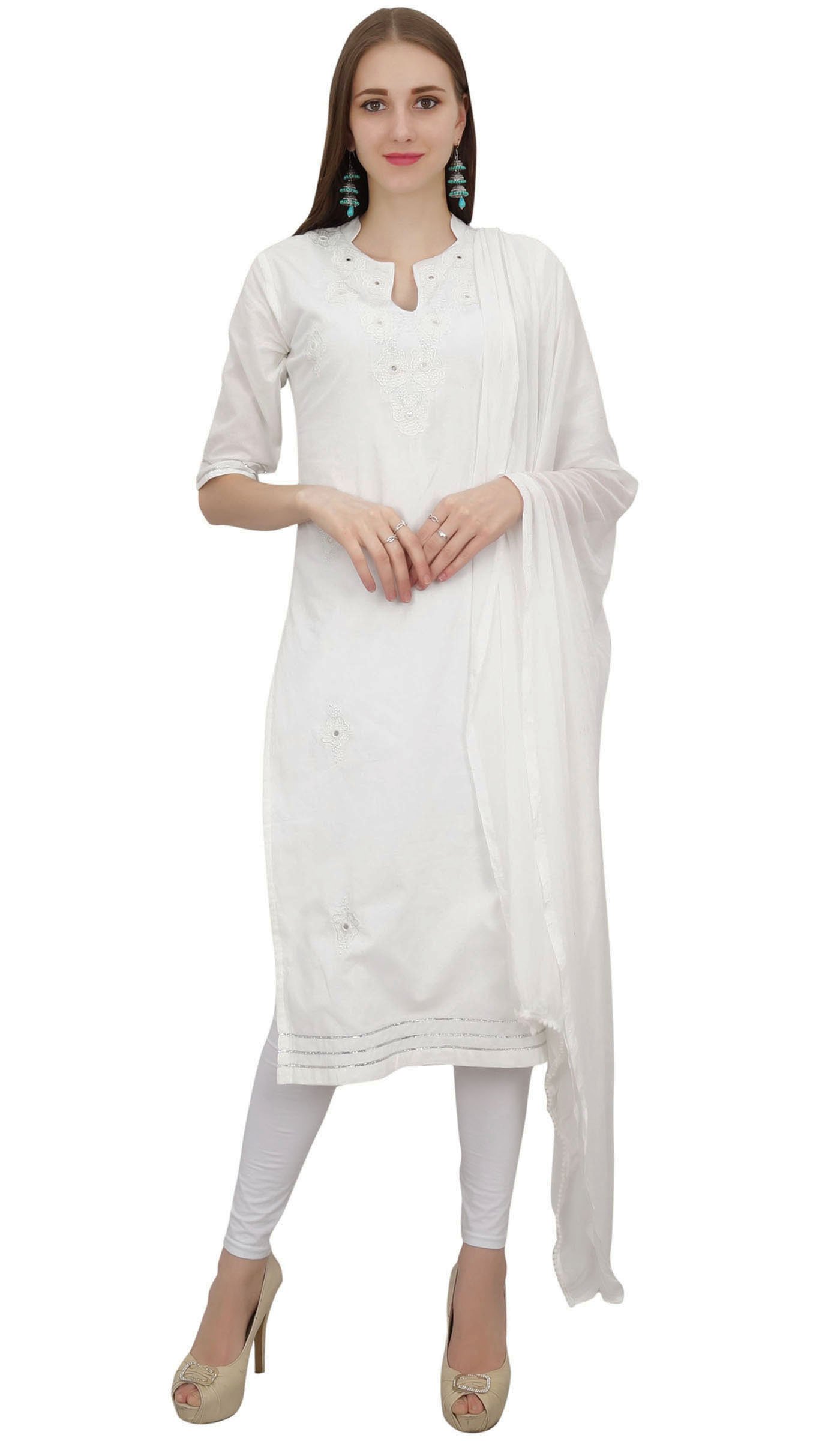 Atasi Readymade White Salwar Pants 