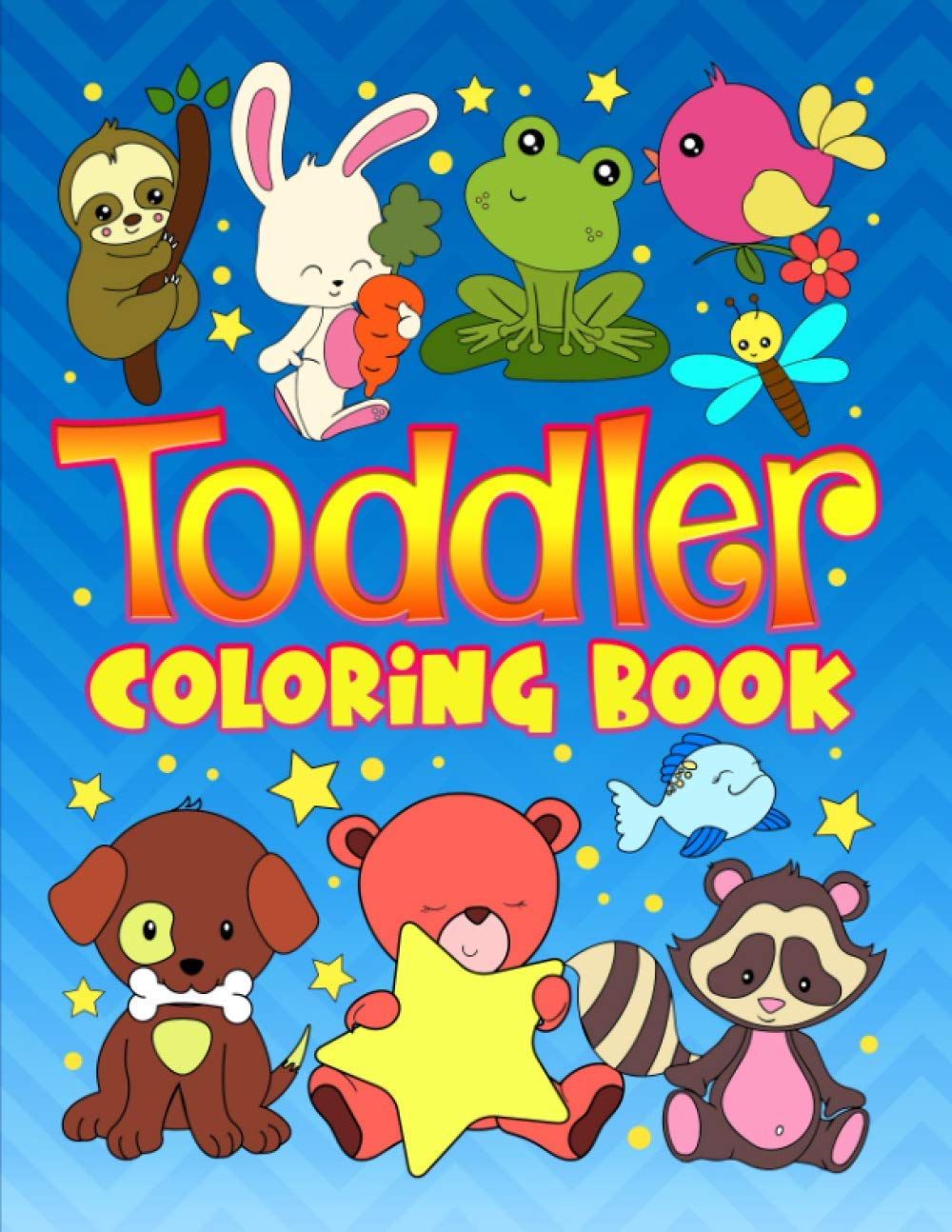 Toddler Coloring Book: 35 Cute Illustrations about Animals to Color for Children Ages 1-3