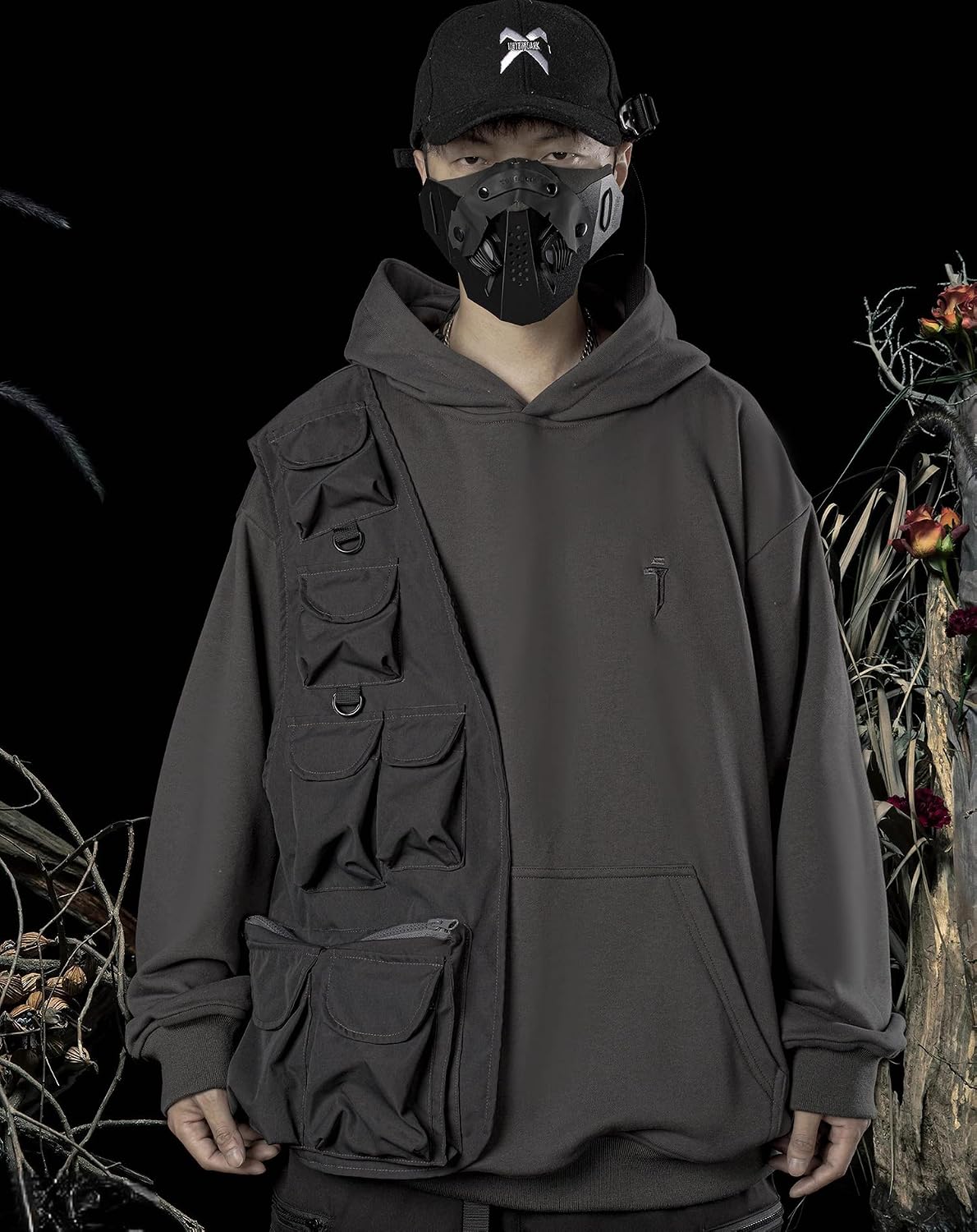 Niepce Inc Japanese Streetwear Techwear Heavyweight Men's Hoodies Pullover