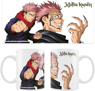 Crunchyroll - Jujutsu Kaisen - Yuji & Sukuna Motif - Mug 320 ml - Original & Licensed