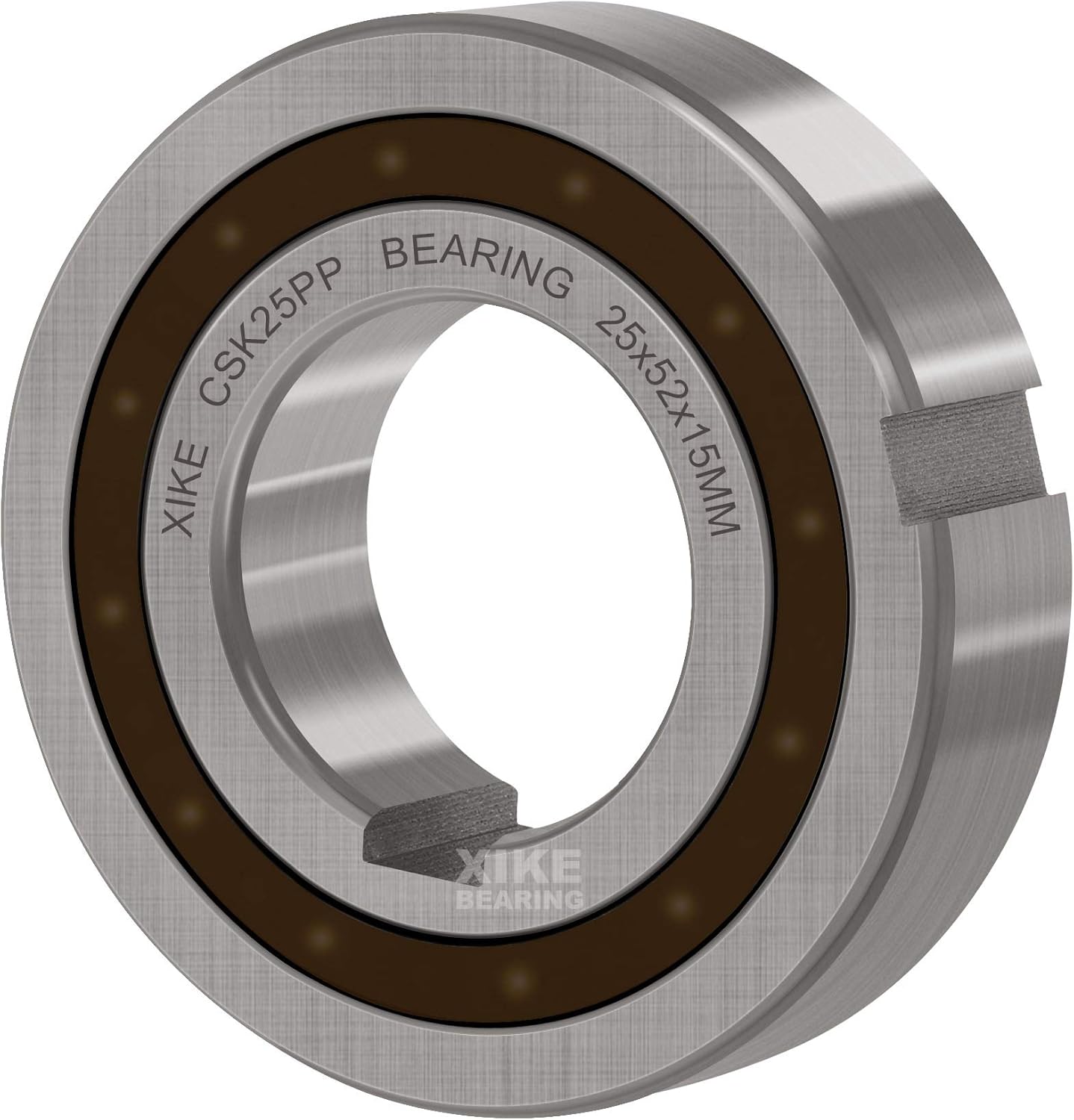 XiKe 1 Pack CSK25PP Bearings 25x52x15mm, One Way Bearing