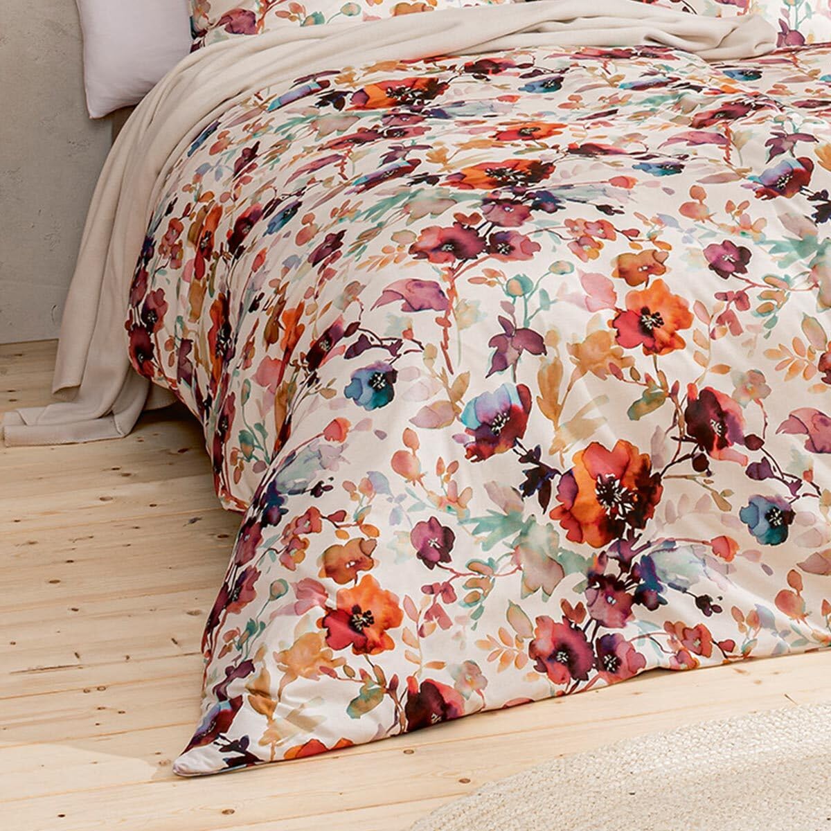ESTELLA Mako Interlock Jersey Bettwäsche Sanna Multicolor 1 Bettbezug 135 x 200 cm + 1 Kissenbezug 80 x 80 cm