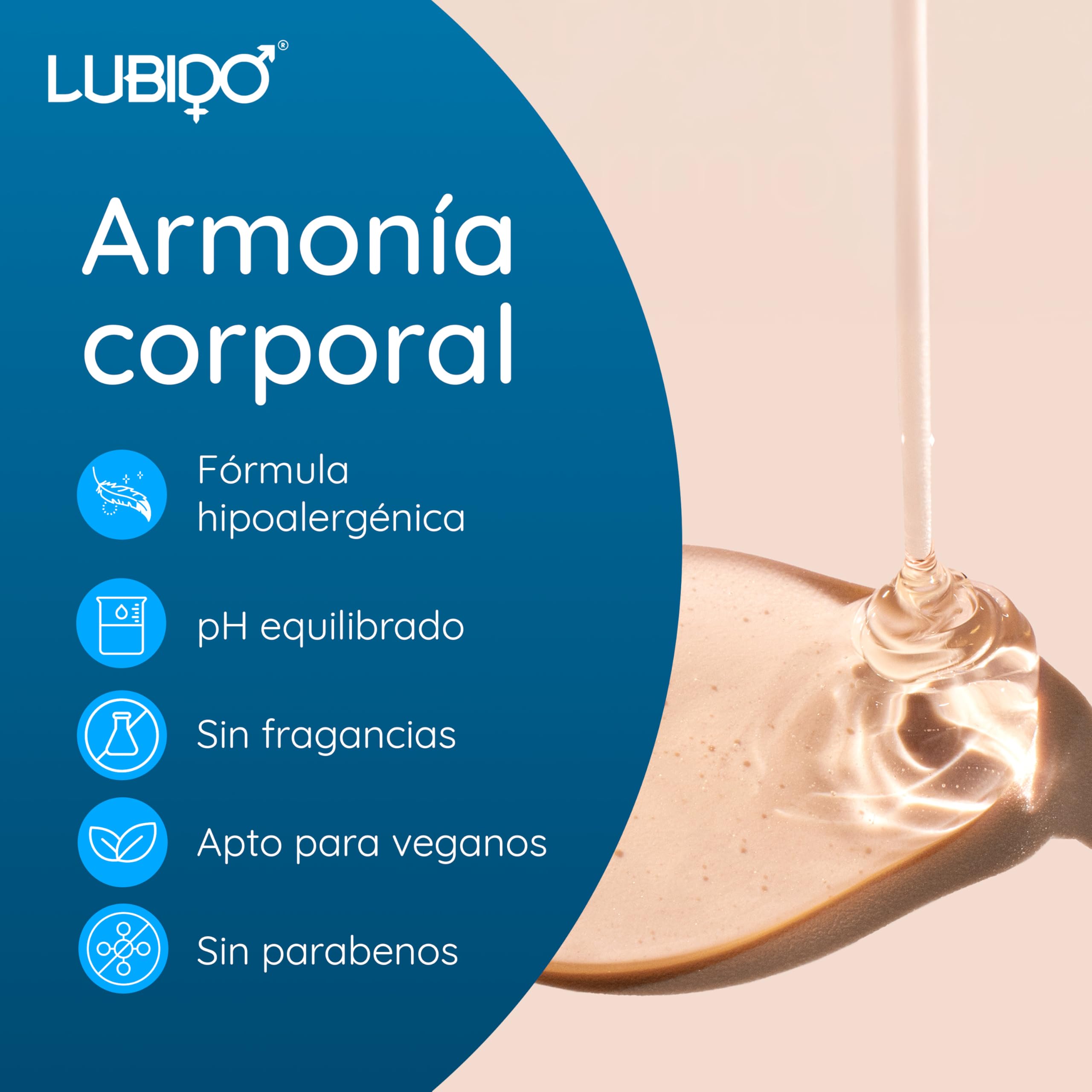 Lubido Original Gel Lubricante Íntimo a base de agua sin parabenos - 250 ml
