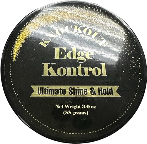 Knockout Edge Kontrol Strong Hold Edge Booster - Pomada base de agua (regular 3 oz)