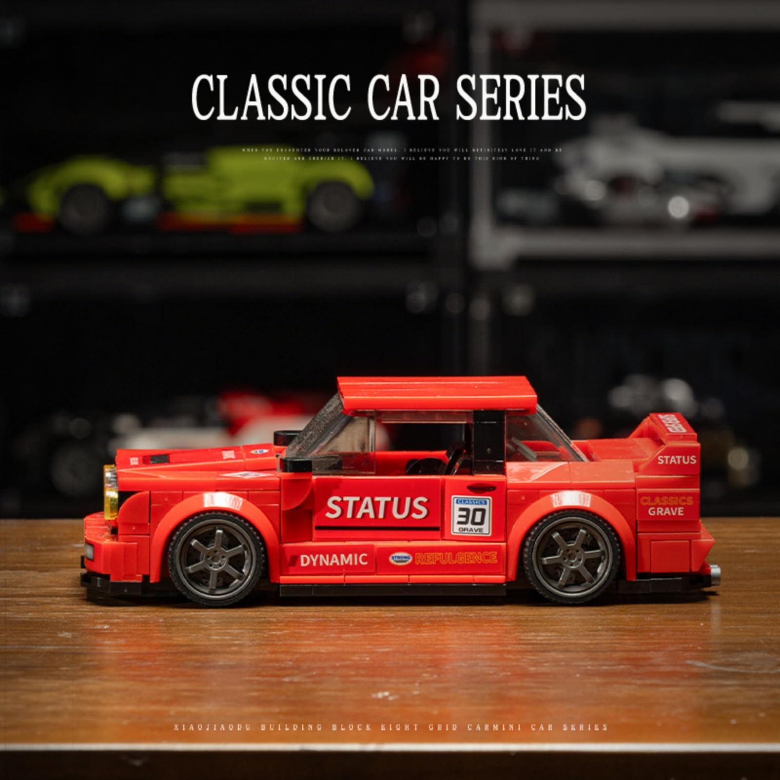 Speed Champions Sports Car Building Blocks, for E30 Supercar Building Blocks Toy, Collectible Cars Building Model - Image 3