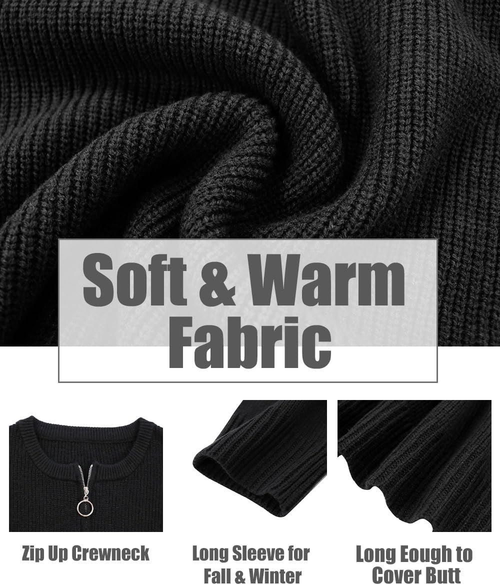 CARCOS Plus Size Sweaters for Curvy Women Long Sleeve Cable V Neck Sweater Knit Pullover Preppy Style Fall Winter XL-5XL - Image 5