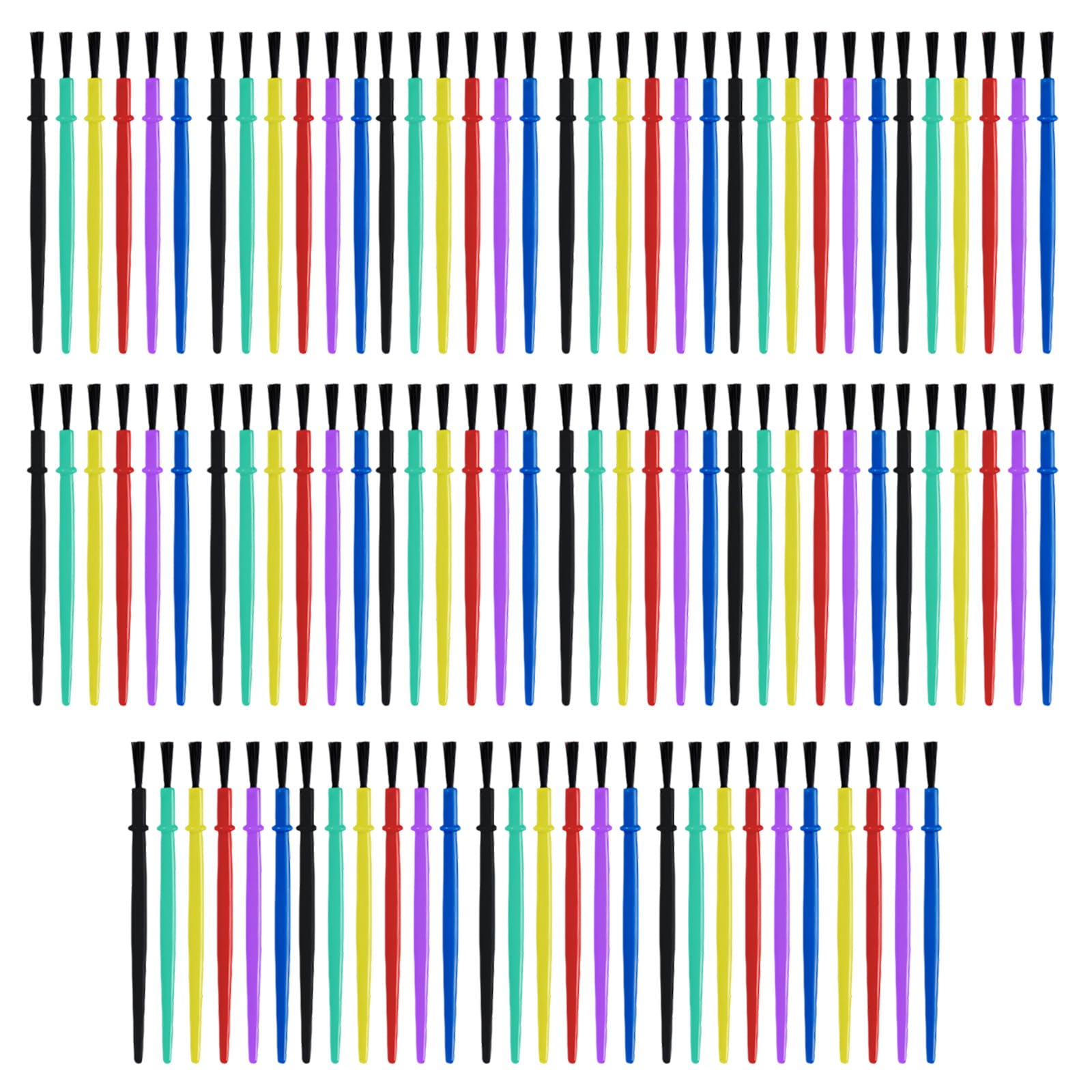 Kids Paint Brushes Bulk 100Pieces Assorted Colors for Artistic Drawing and Crafting Brush Pen Paintbrush Children ' s Art Supplies Set