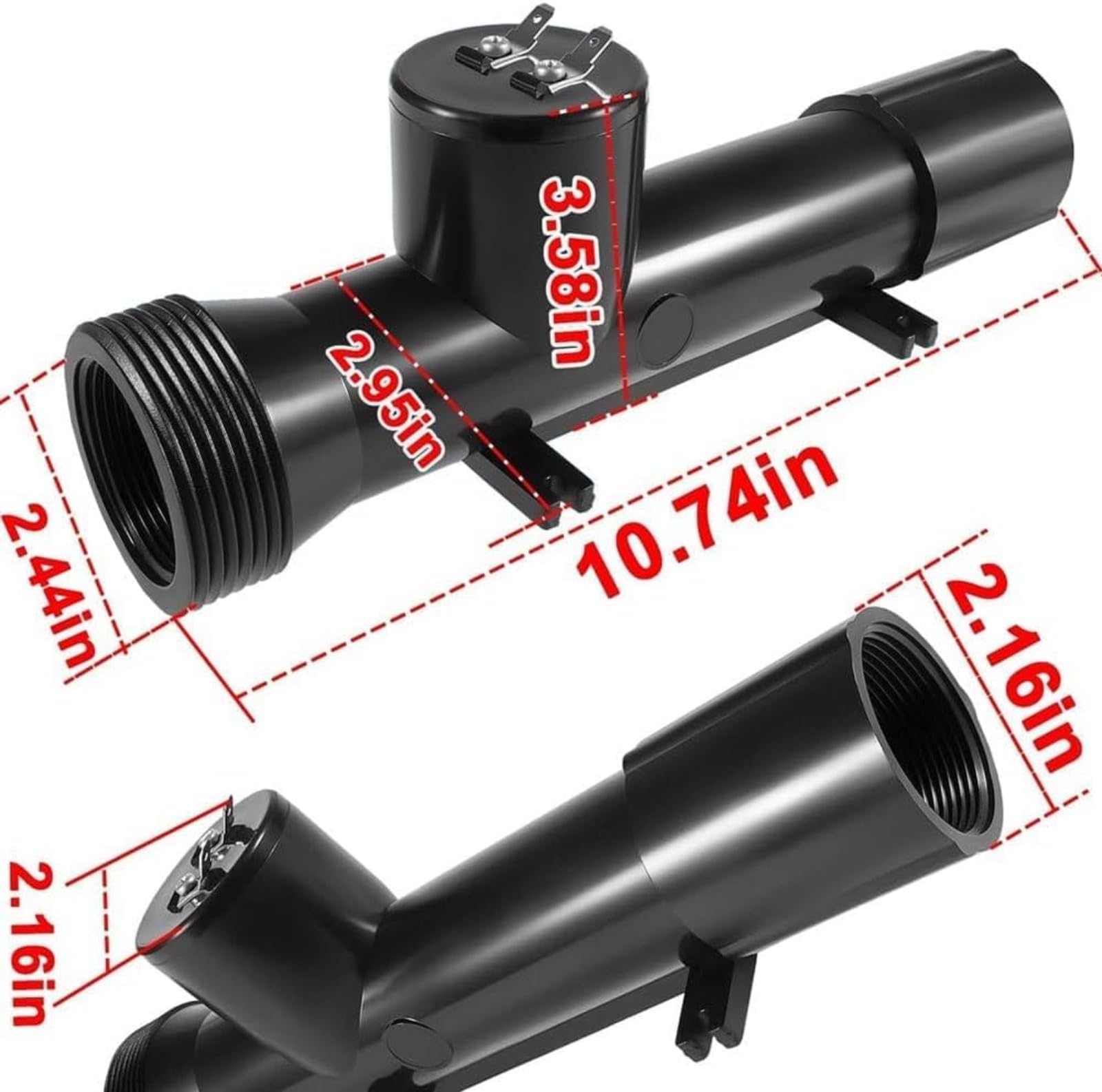 Generico Camera di Ricambio per Ionizzatore per Piscina, Tecnologia di Ionizzazione in Rame E Argento Senza Sostanze Chimiche, Tratta 40.000 Galloni di Acqua