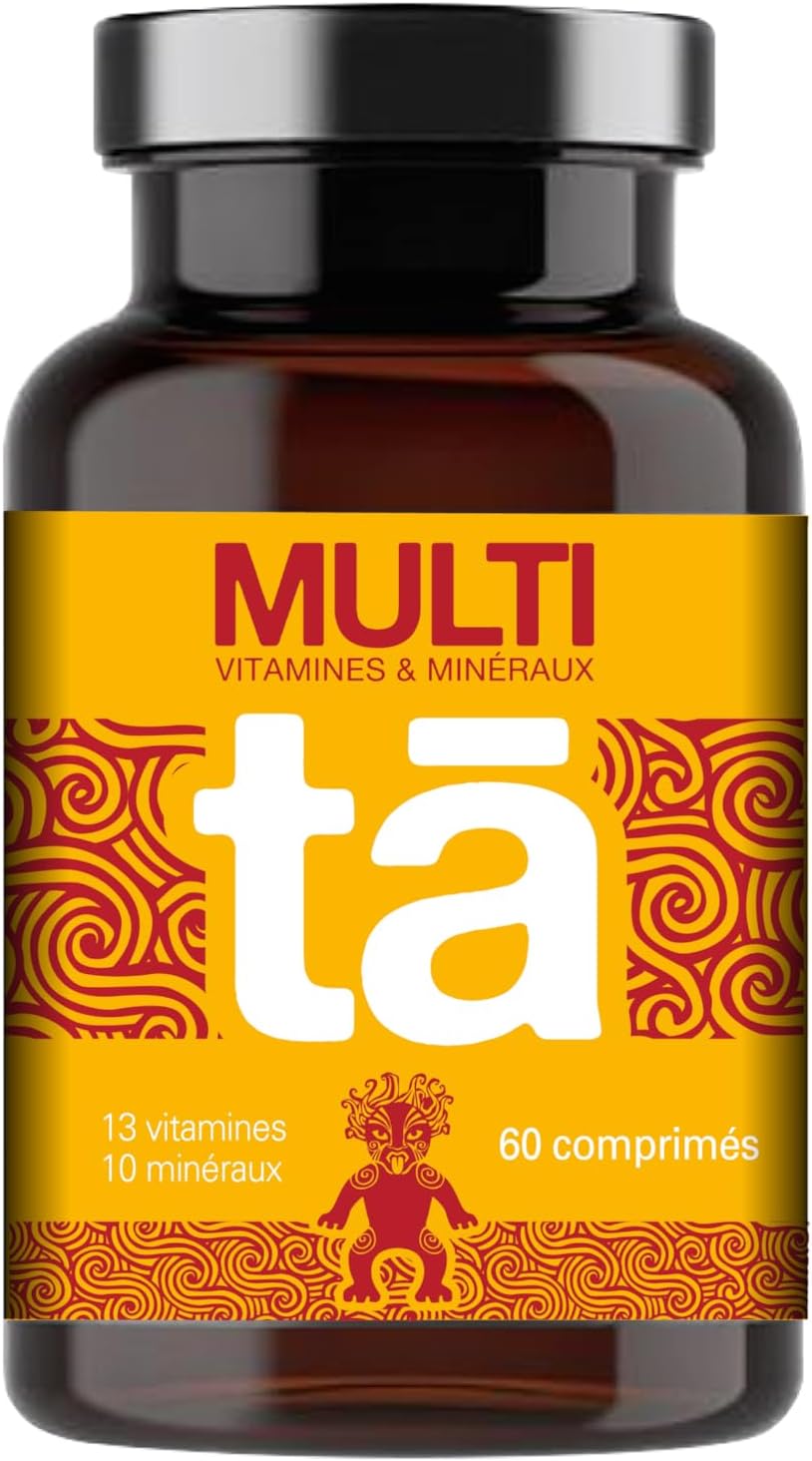 TA Multi-Vitamins and Minerals Capsules – MULTI tablets are composed of 13 vitamins & 10 minerals, 100% Vegan and Gluten-Free